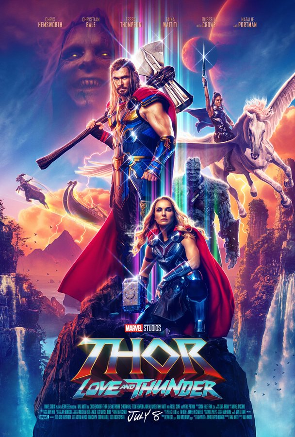 Thor Love and Thunder poster from Marvel Studios