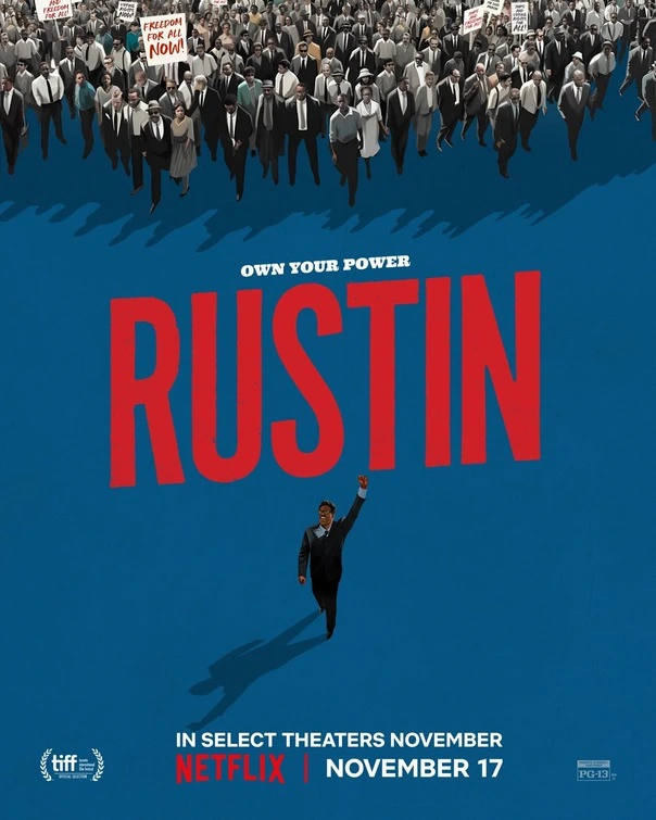 Rustin movie teaser poster from Netflix