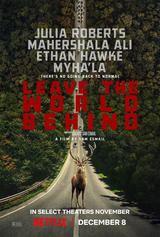 Leave the World Behind movie poster from Netflix