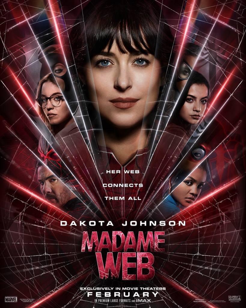 Madame Web movie poster from Sony Pictures