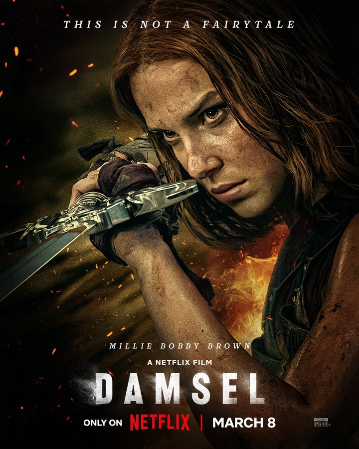 Damsel movie poster from Netflix